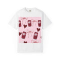 Dr Pepper Pink Pattern T-Shirt — Cute Soda Hearts & Bows Tee
