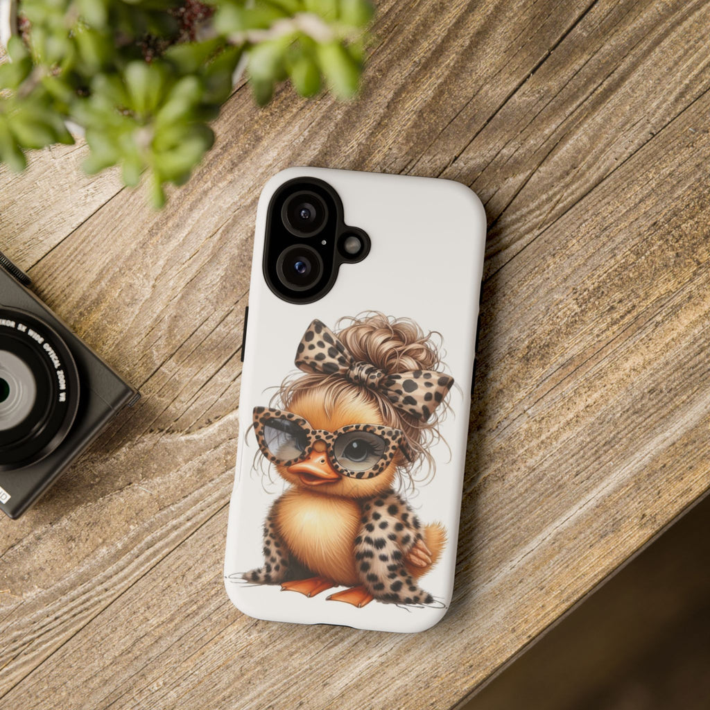 Leopard Chic Duckling Phone Case