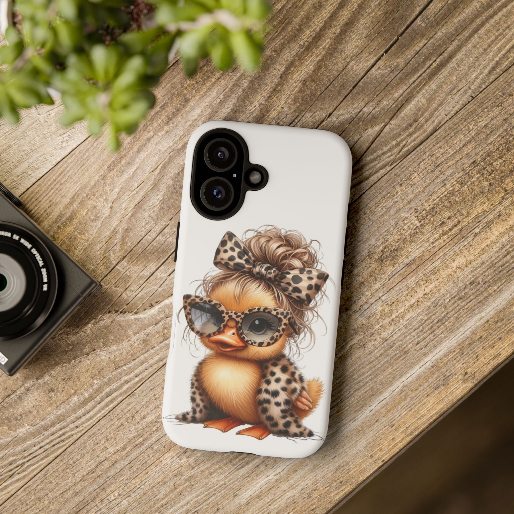Leopard Chic Duckling Phone Case