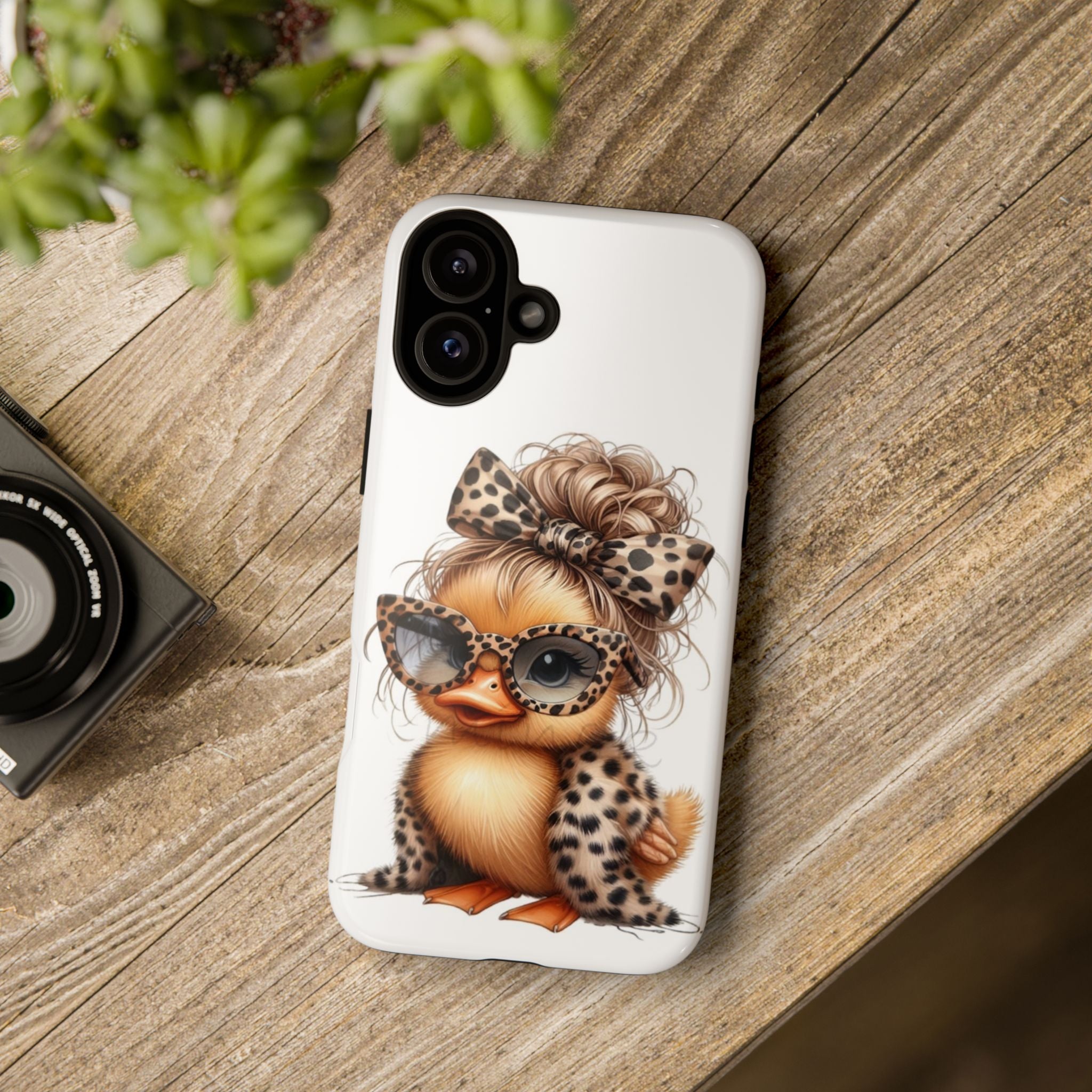Leopard Chic Duckling Phone Case