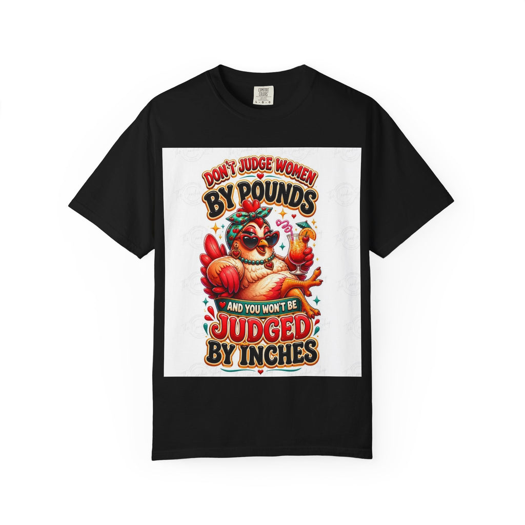 T-Shirt — "Don’t Judge Women By Pounds" Vintage Turkey Thanksgiving Tee