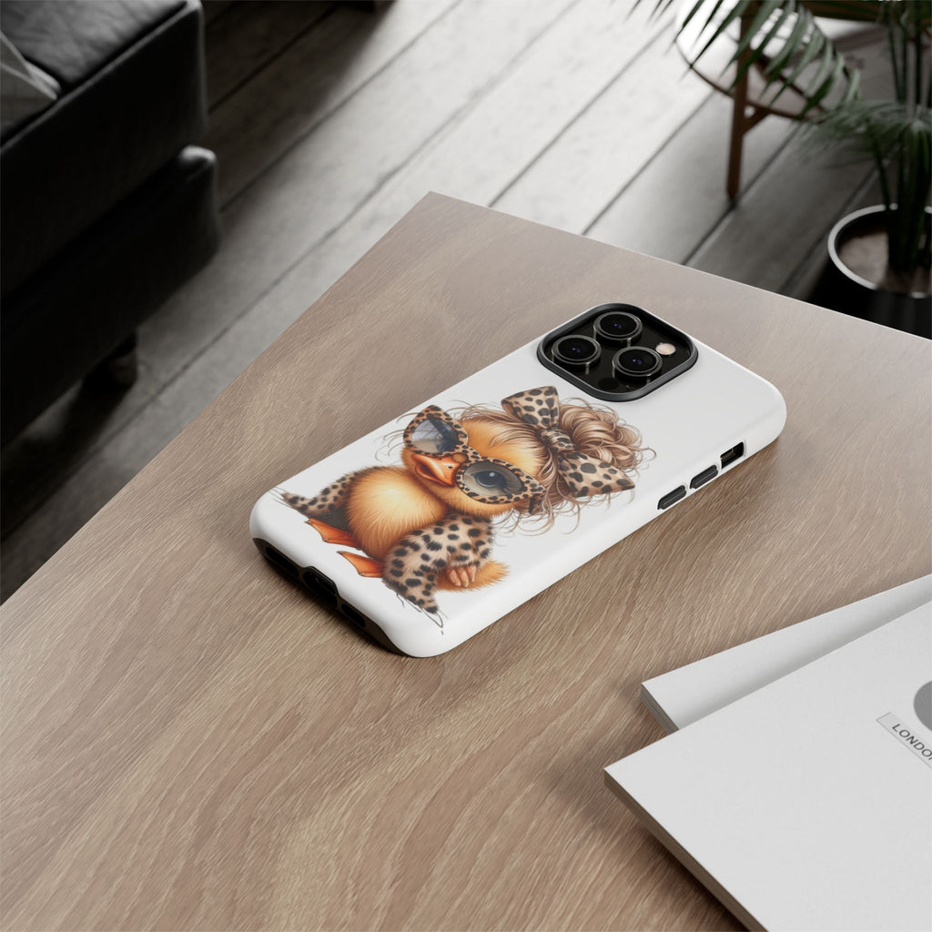 Leopard Chic Duckling Phone Case
