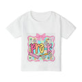 Pre-K Toddler T‑Shirt — Cute Back-to-School Preschool Shirt with Bow & Flowers