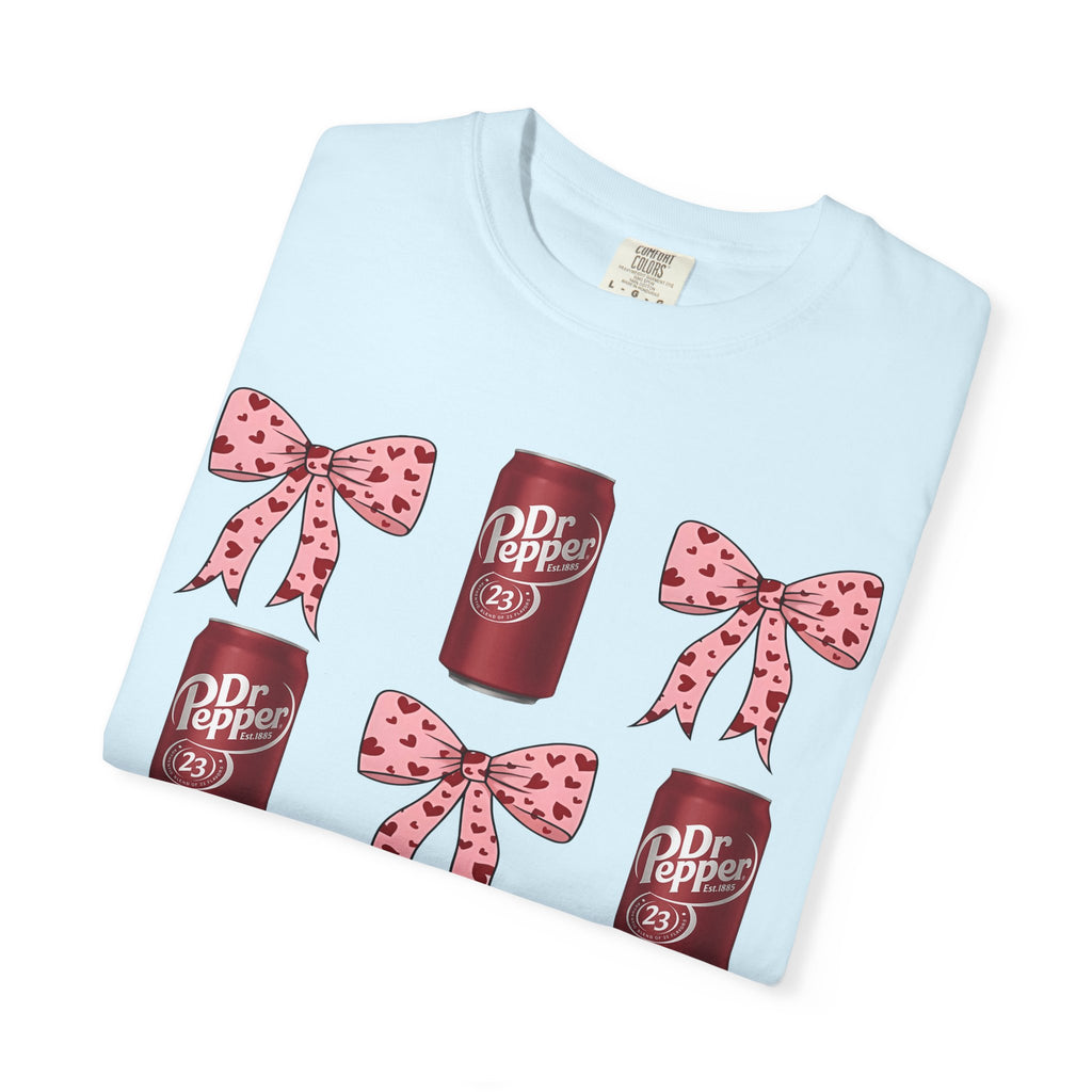 Dr Pepper Cans & Pink Polka Dot Bows T-Shirt