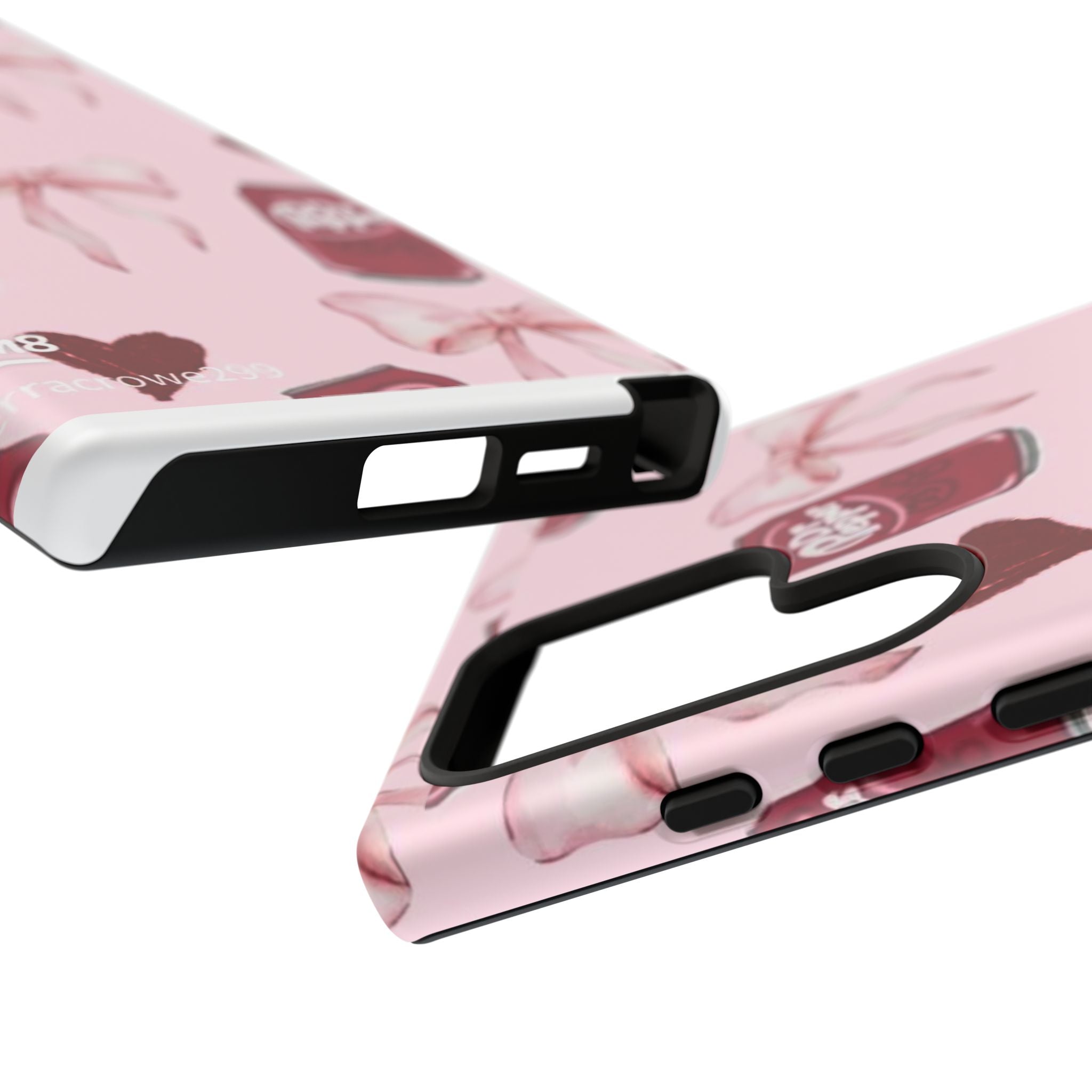 Dr Pepper Pink Bow Phone Case — Cute Soda Pattern Tough Case