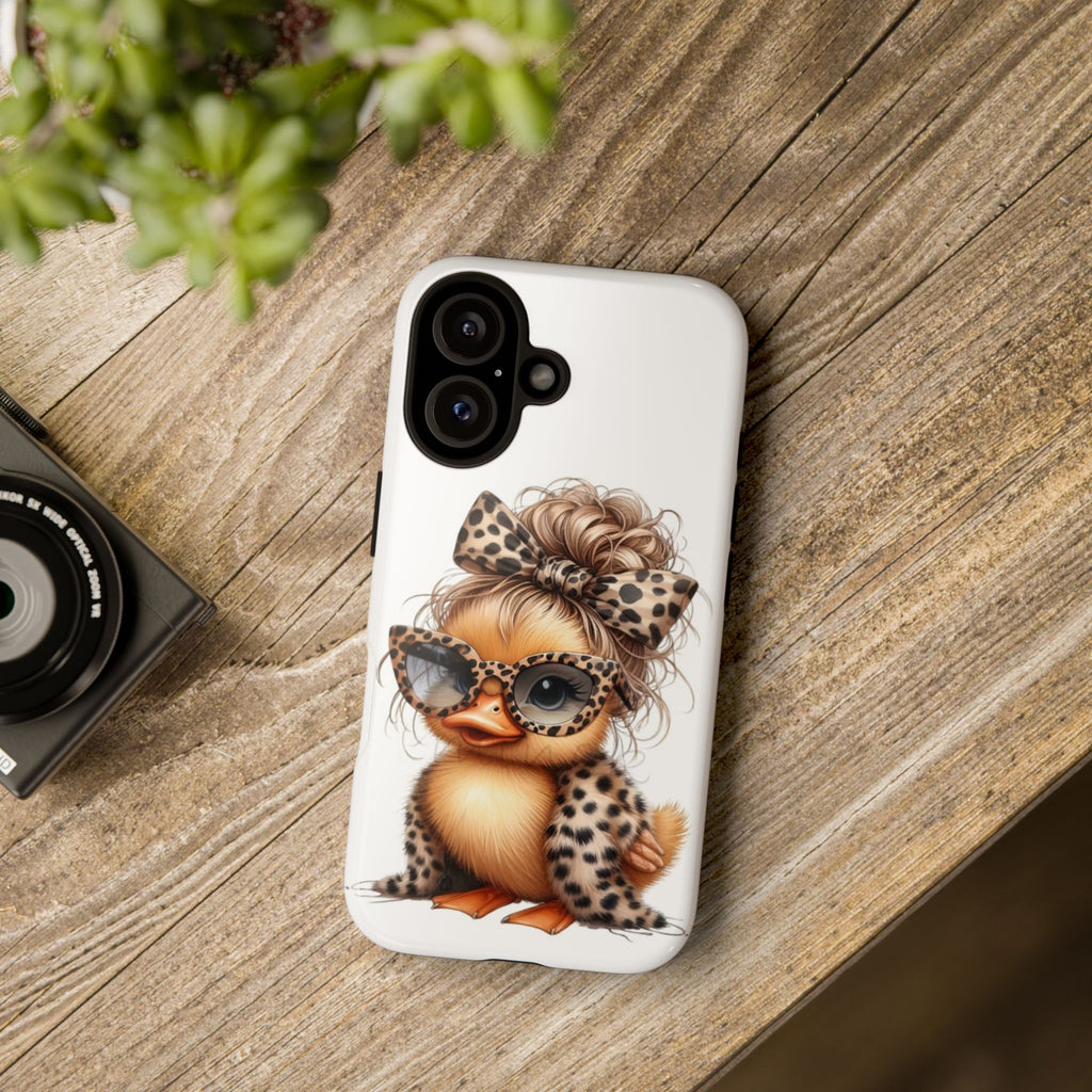 Leopard Chic Duckling Phone Case
