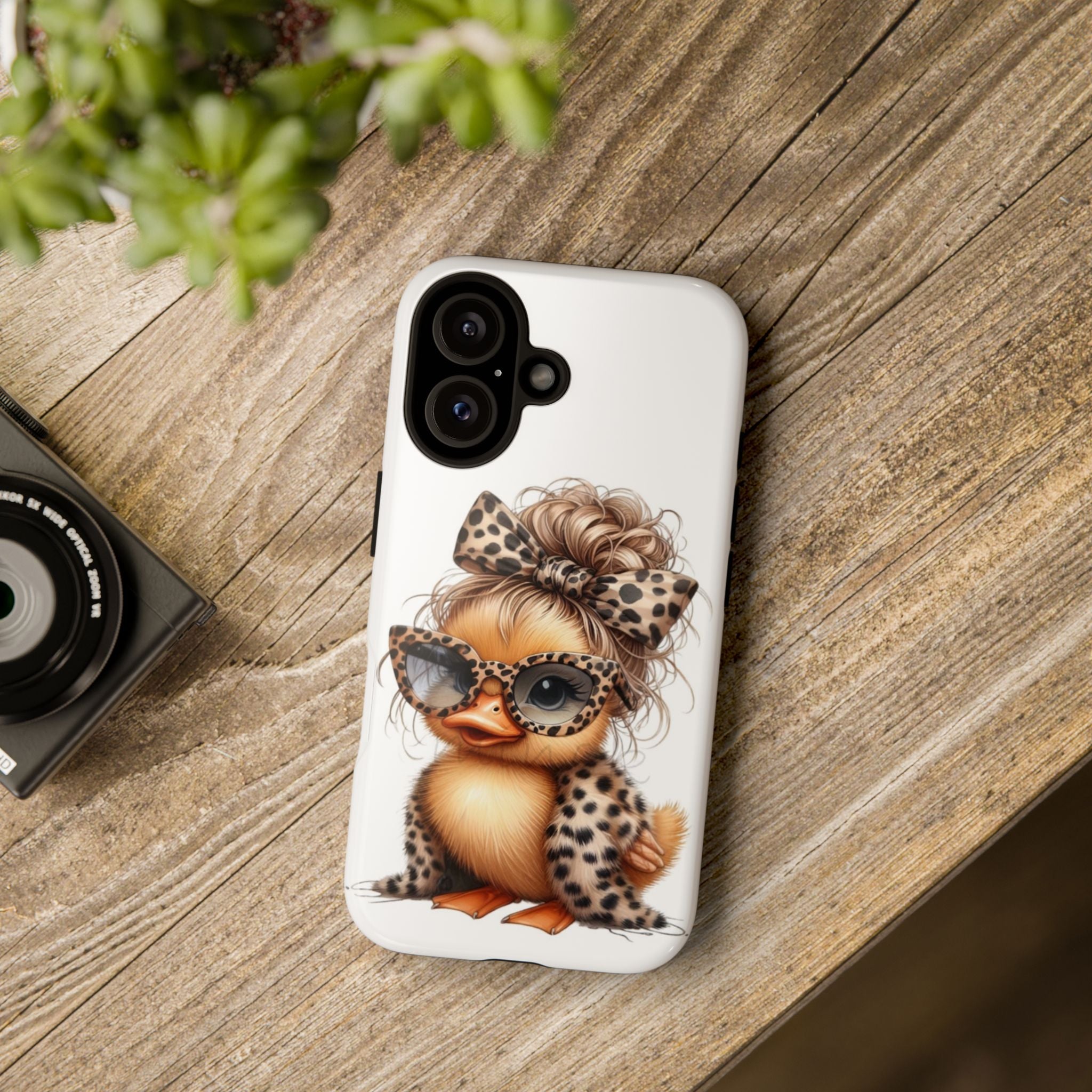 Leopard Chic Duckling Phone Case
