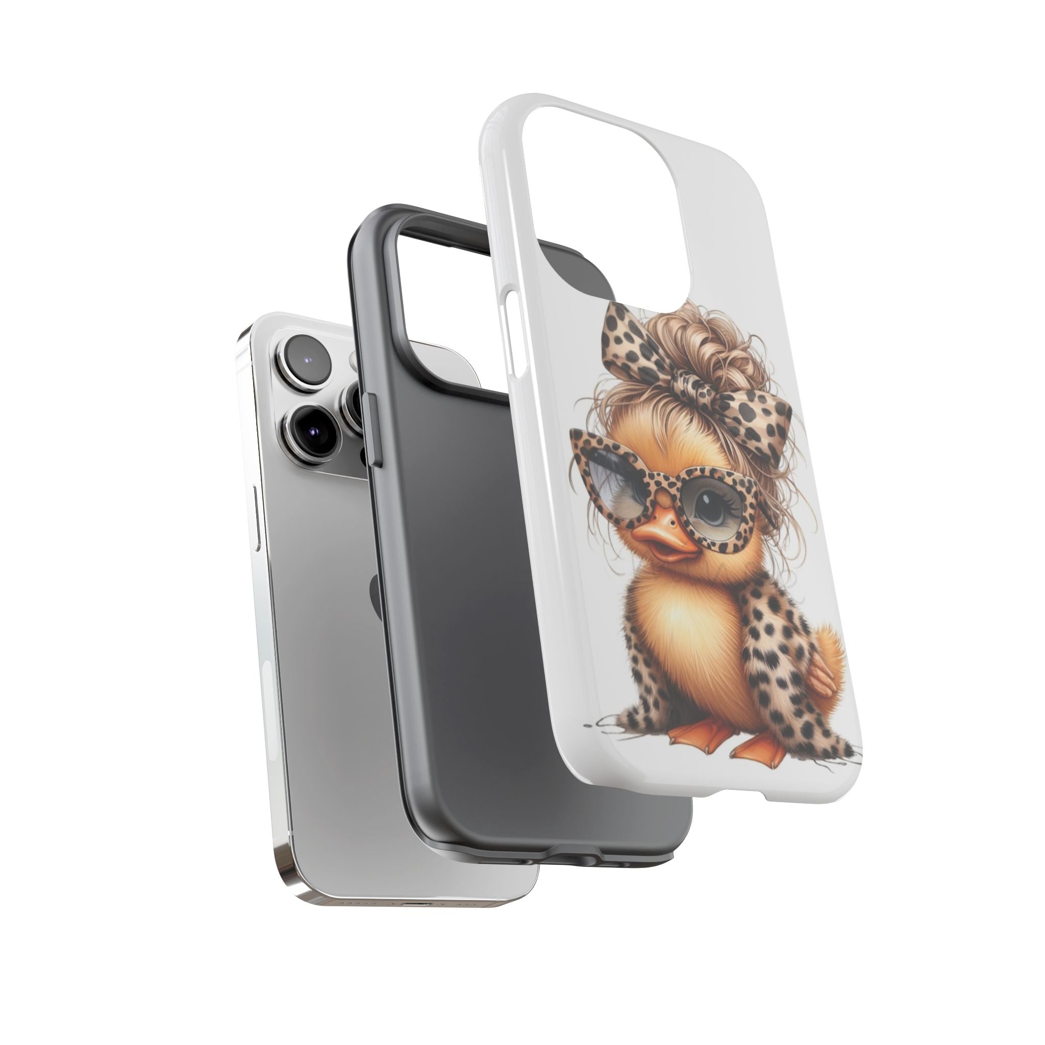 Leopard Chic Duckling Phone Case