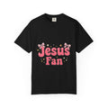 Jesus Fan T-Shirt — Cute Pink Gospel Graphic Tee