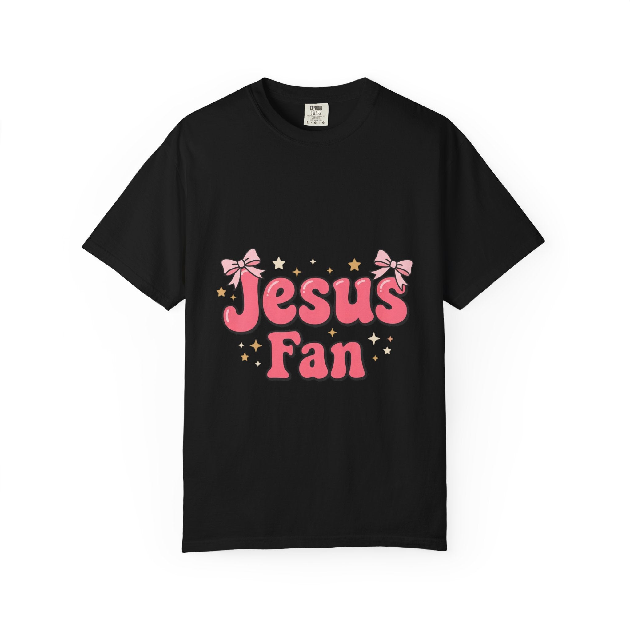 Jesus Fan T-Shirt — Cute Pink Gospel Graphic Tee