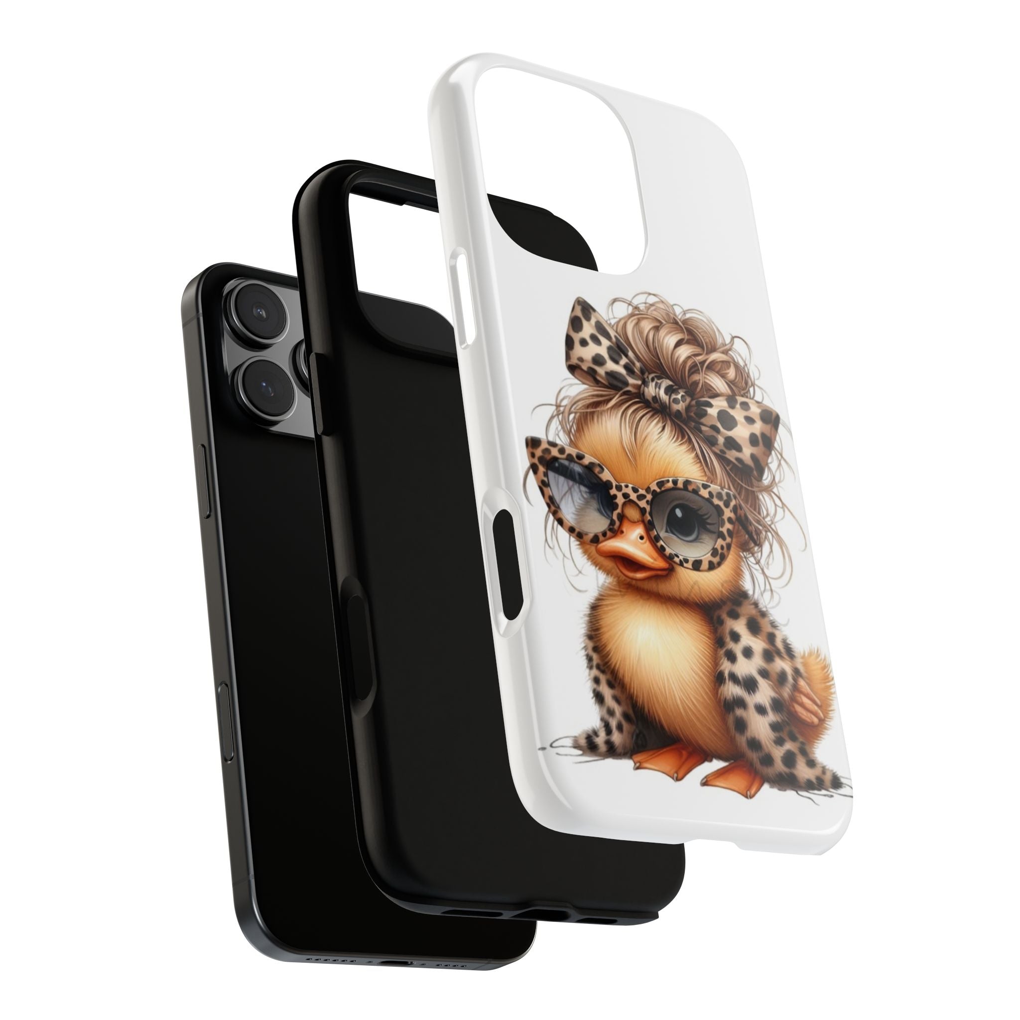 Leopard Chic Duckling Phone Case