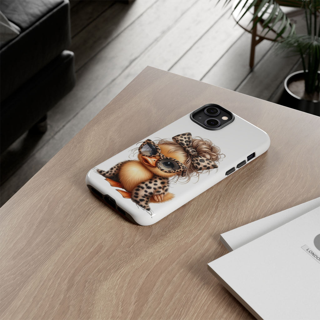 Leopard Chic Duckling Phone Case