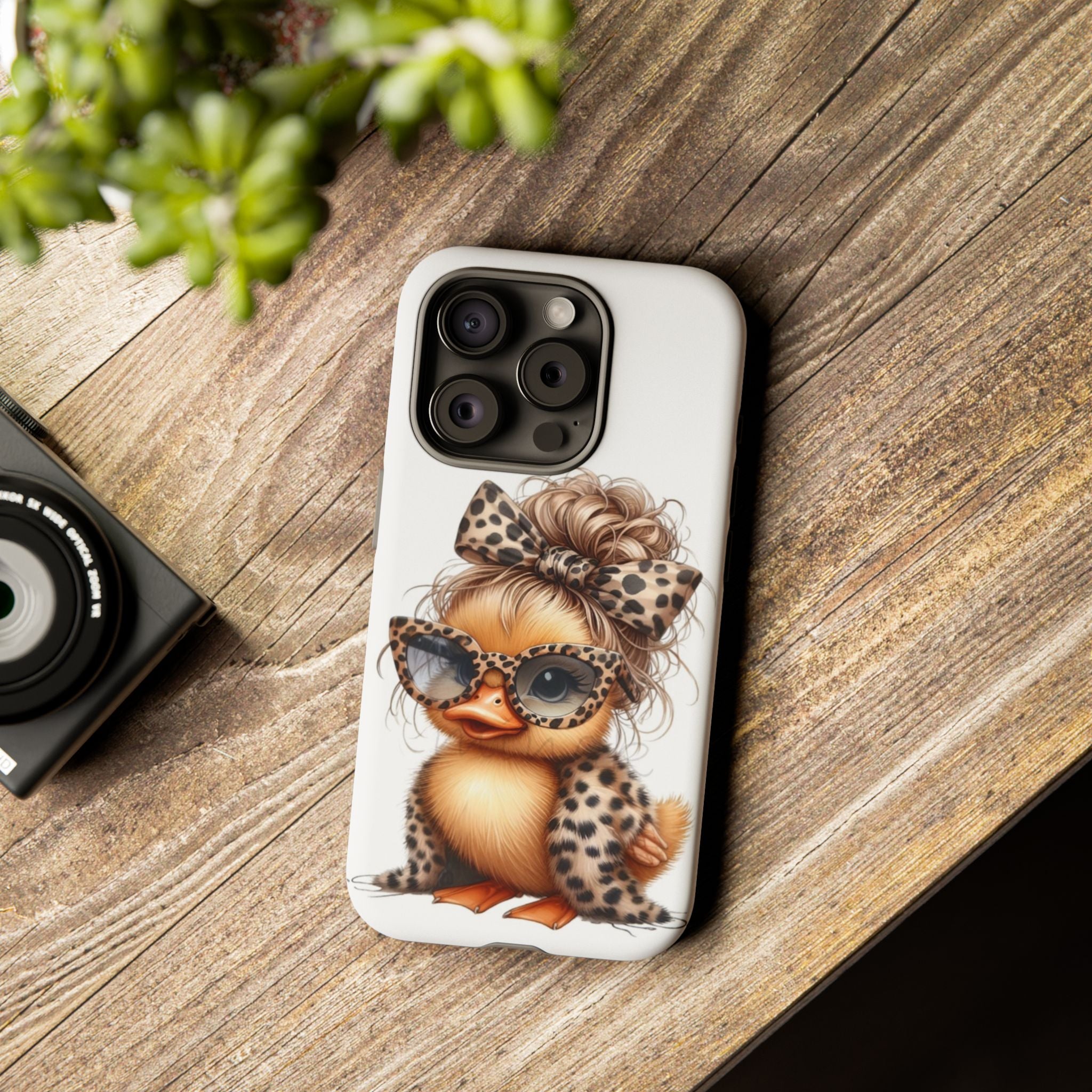 Leopard Chic Duckling Phone Case