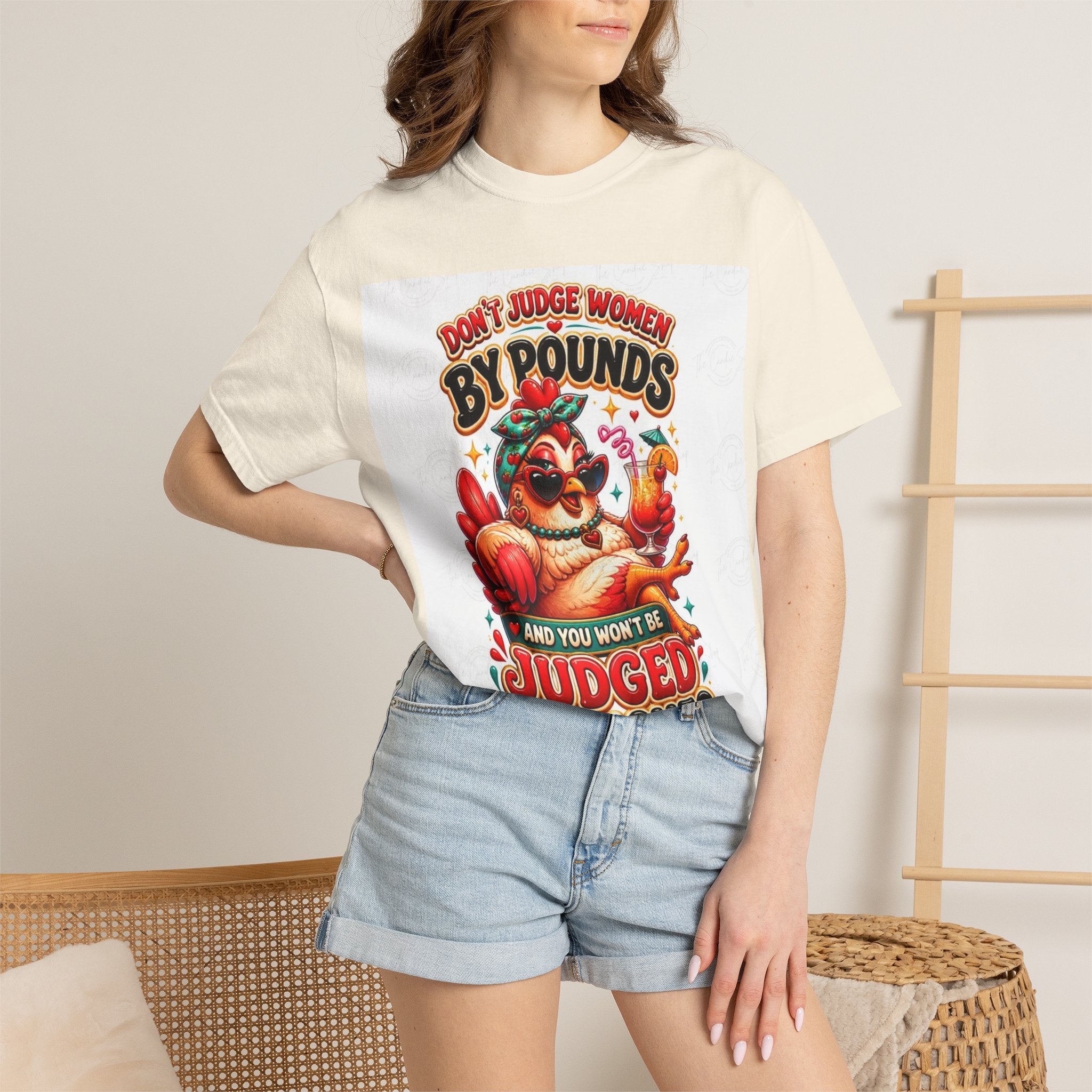 T-Shirt — "Don’t Judge Women By Pounds" Vintage Turkey Thanksgiving Tee