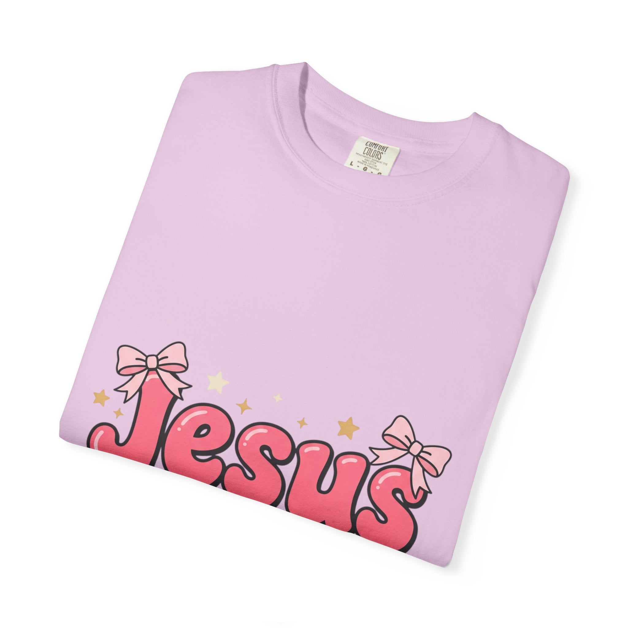 Jesus Fan T-Shirt — Cute Pink Gospel Graphic Tee