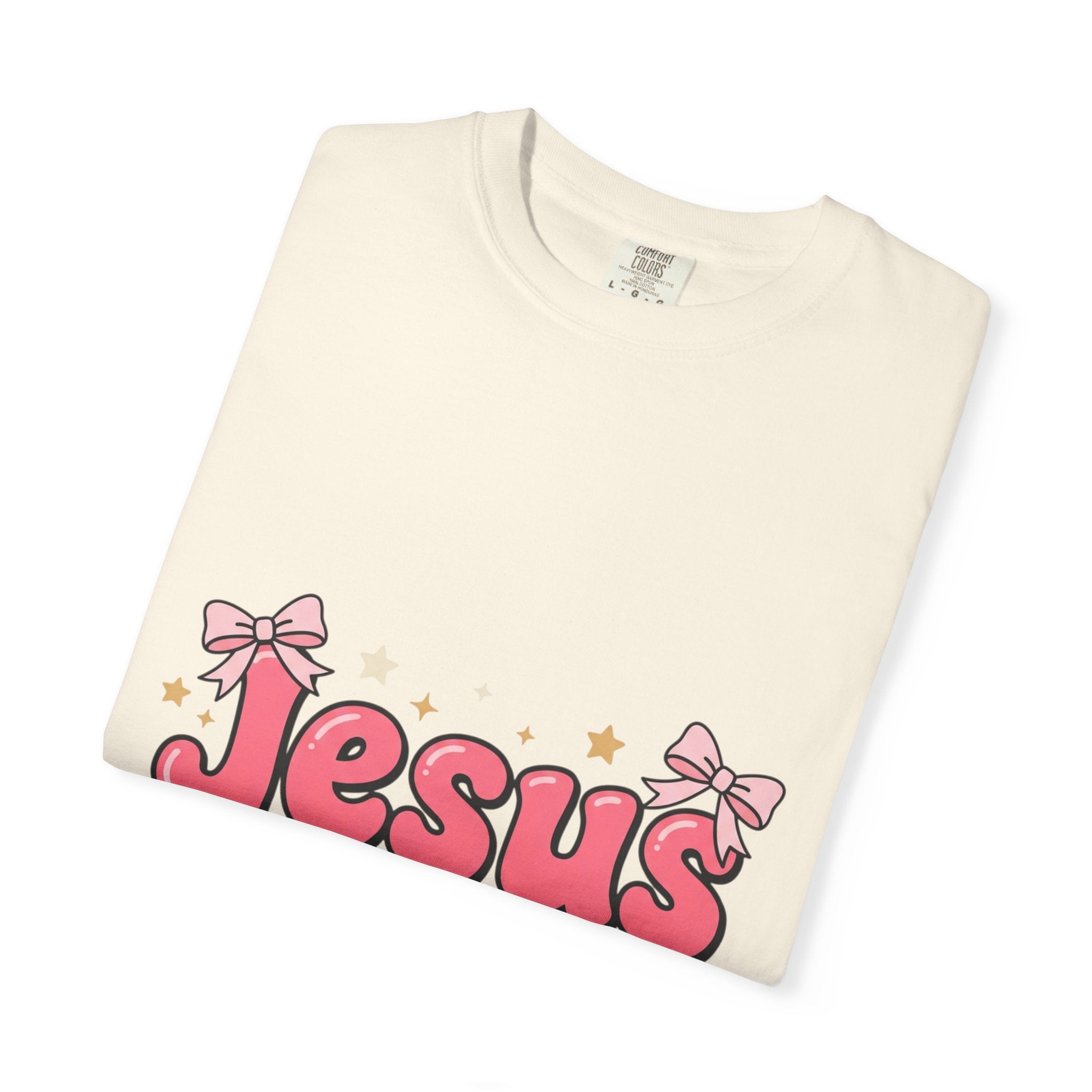 Jesus Fan T-Shirt — Cute Pink Gospel Graphic Tee